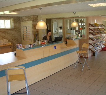 Reception and information point